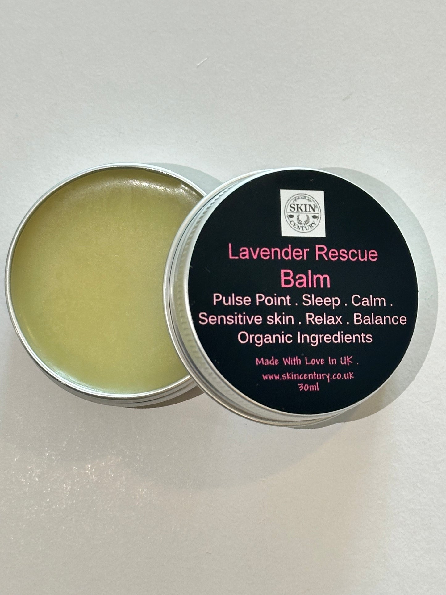 Lavender Balm in eco tin, Skin Century Made With Love