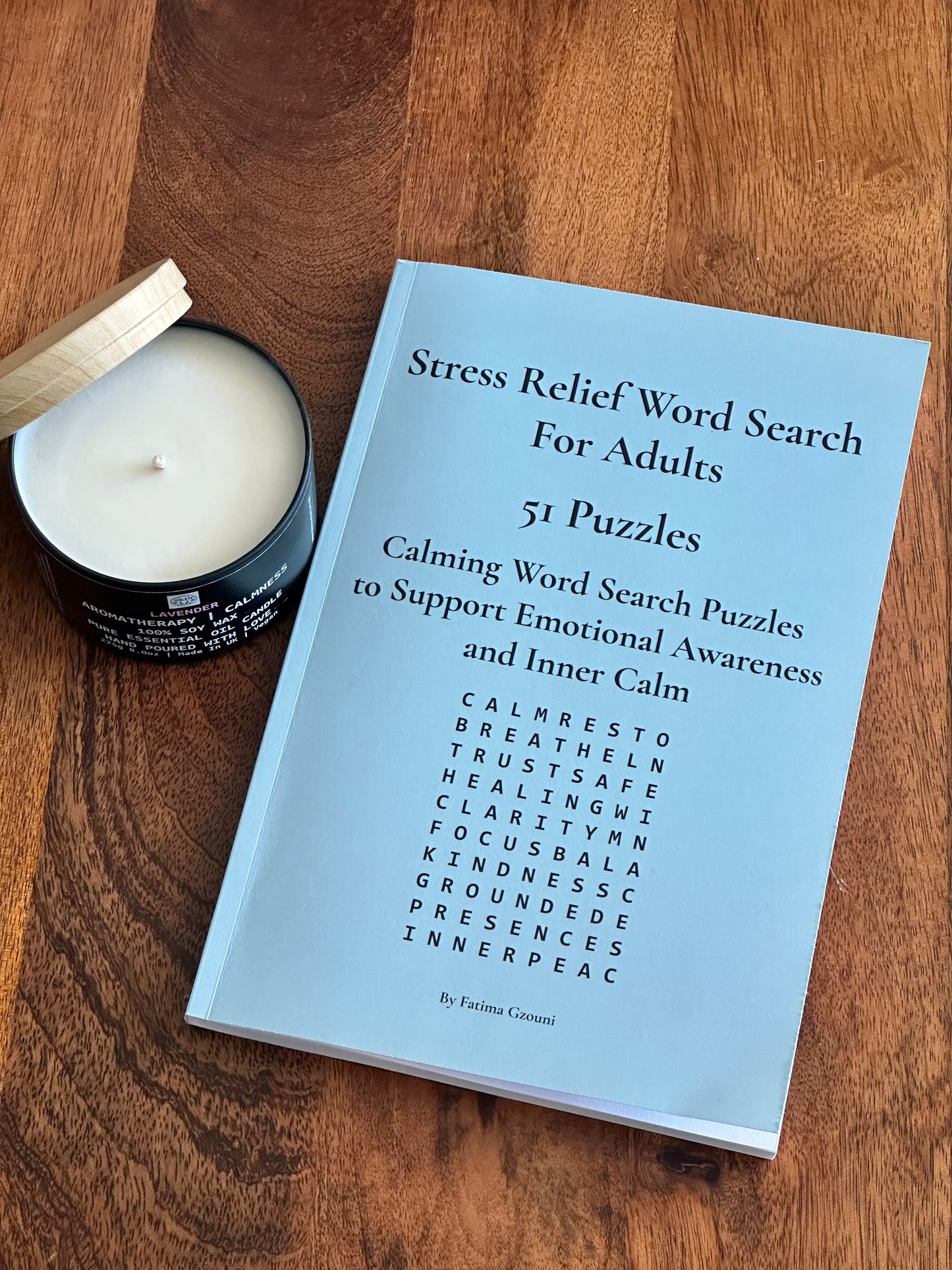 Stress Relief Word Search for Adults
An Emotional Intelligence & Calming Word Search Book