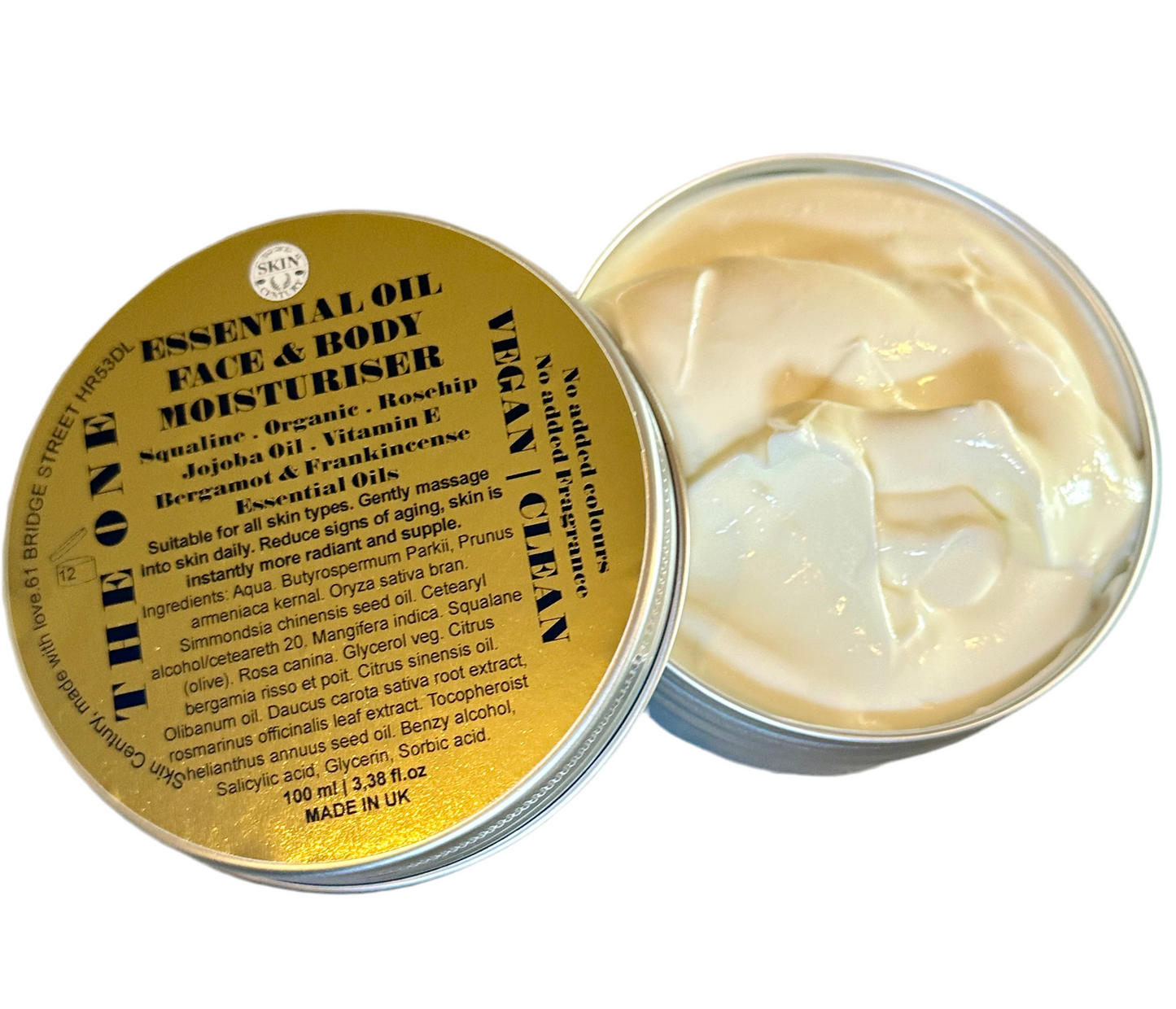 The One – Face & Body Organic Moisturiser | Squalane, Rosehip & Jojoba