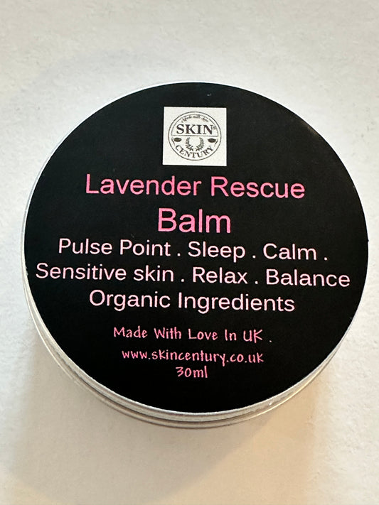 Handcrafted soothing balm with lavender essential oil