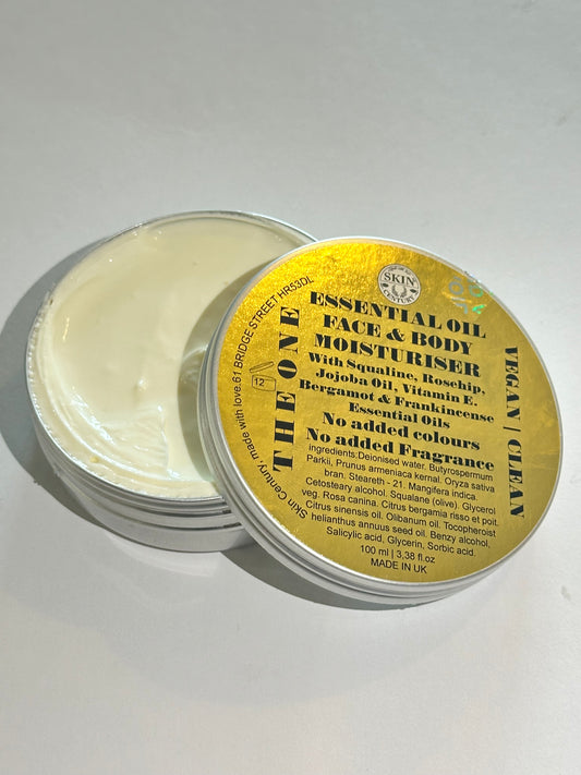 The One Organic Face and Body Moisturiser with squalane, rosehip and jojoba oil