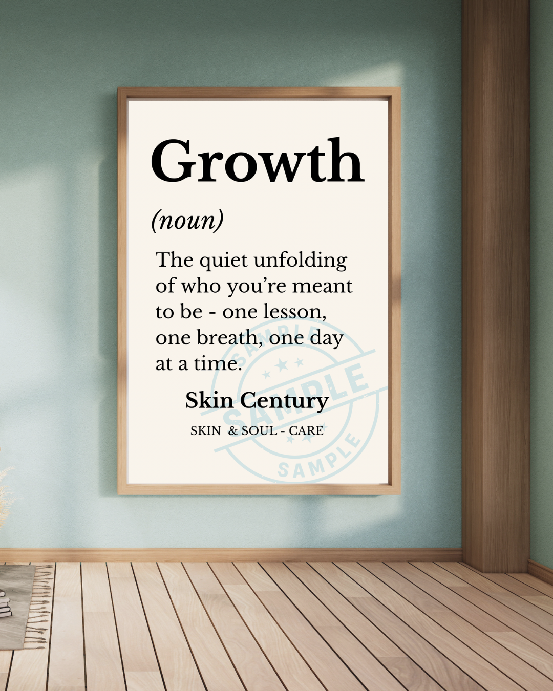 ✨ Growth — Minimalist Definition Print (Digital Download)