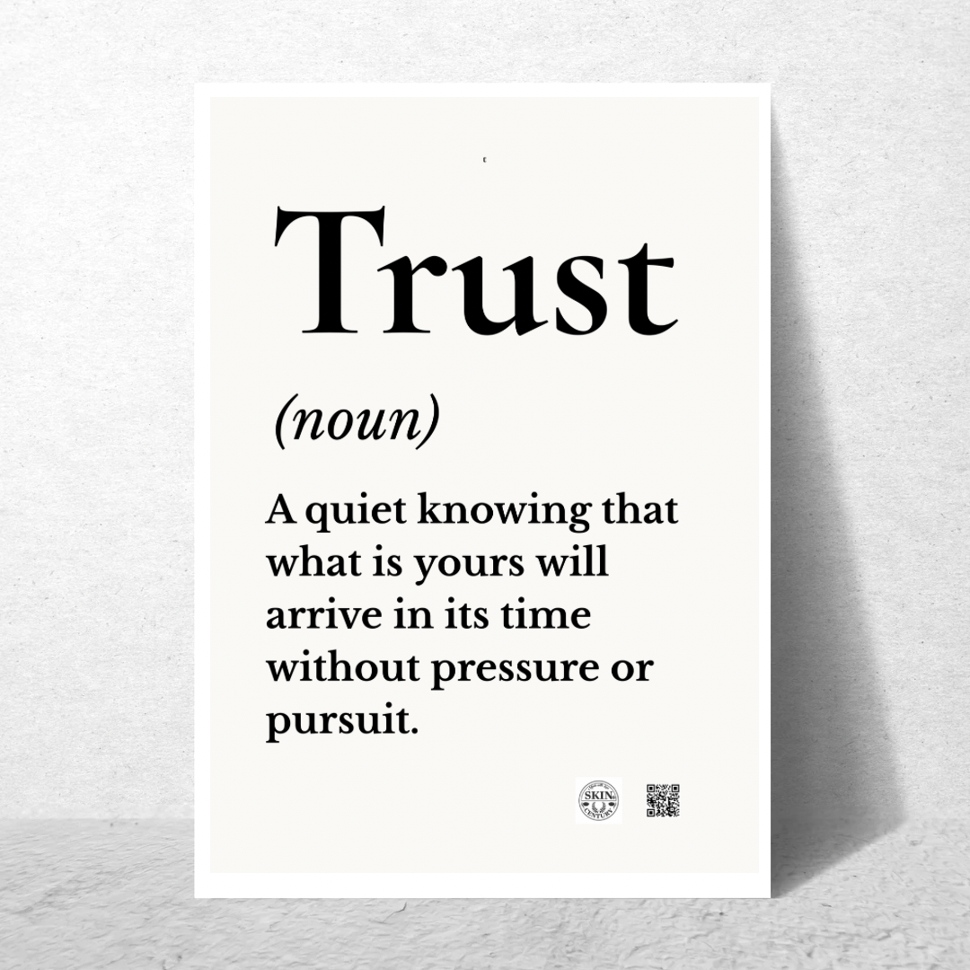 TRUST — Minimalist Printable Wall Art | Calming Decor | A4 & A3