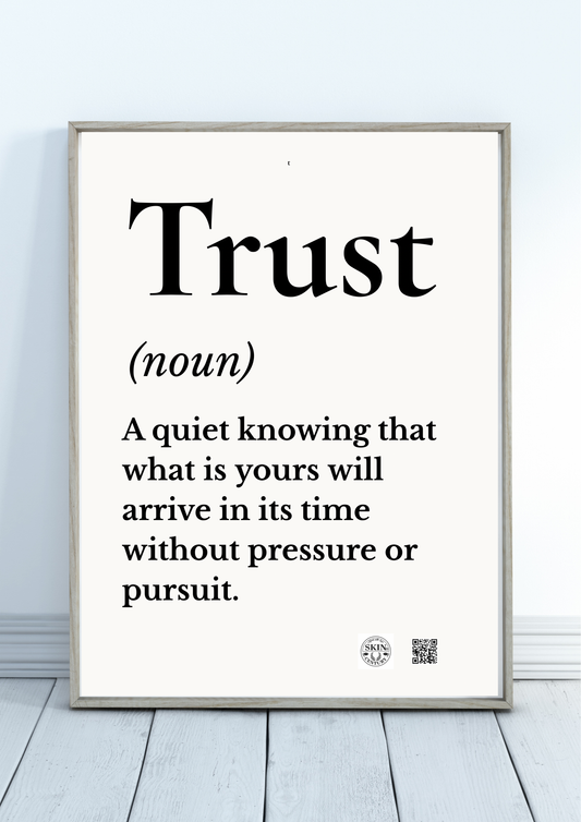 TRUST — Minimalist Printable Wall Art | Calming Decor | A4 & A3